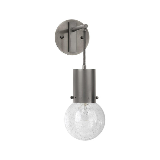 Gunmetal Clear Glass Strada Pendant Sconce Pendants Sideboards and Things By Jamie Young