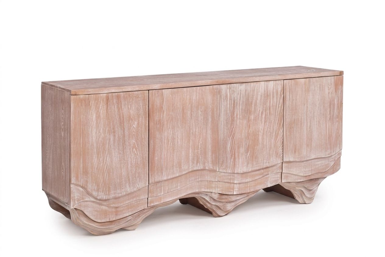 LOOMLAN Kelston Four Doors Wood Sideboard