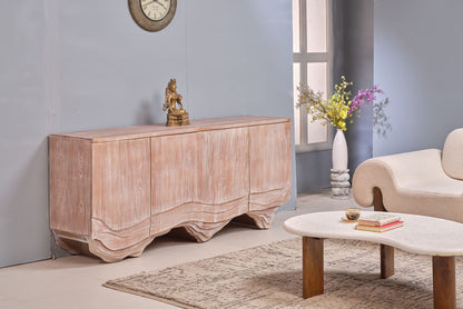 LOOMLAN Kelston Four Doors Wood Sideboard