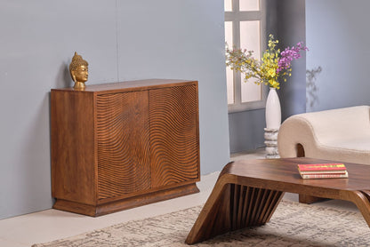 LOOMLAN Morley Two Doors Wood Accent Cabinet