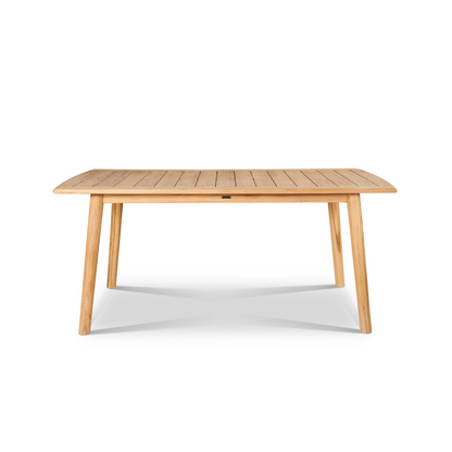 Modurn Teak Patio Rectangular Dining Set 5PC