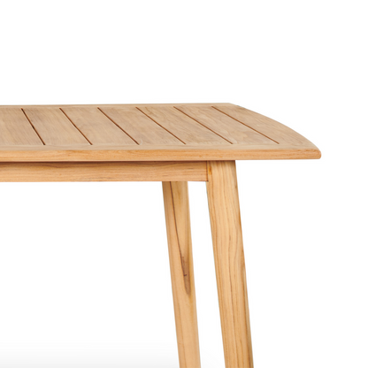 Modurn Teak Patio Rectangular Dining Set 5PC