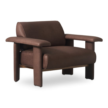Marcello Full Aniline Leather Lounge Chair