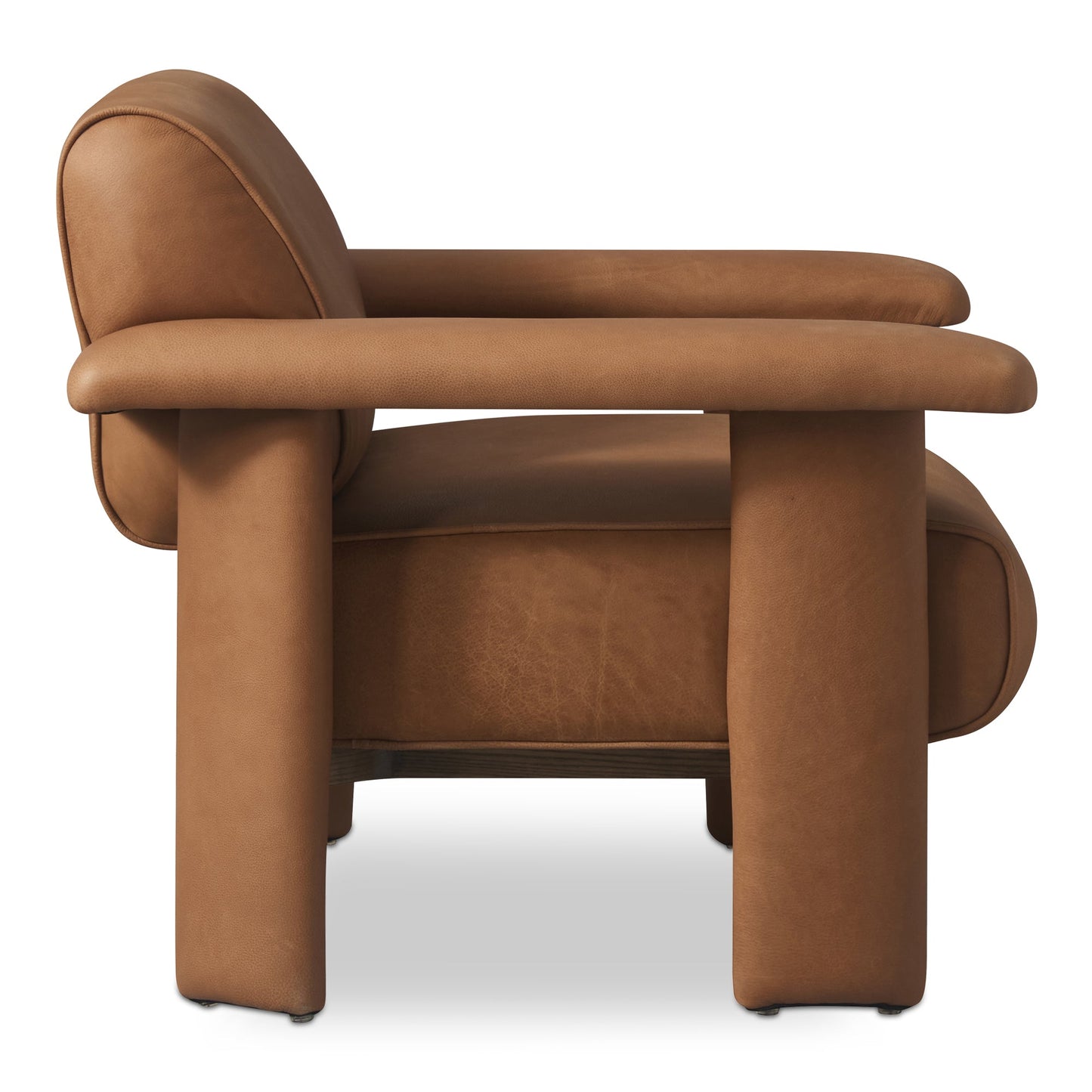 Marcello Full Aniline Leather Lounge Chair