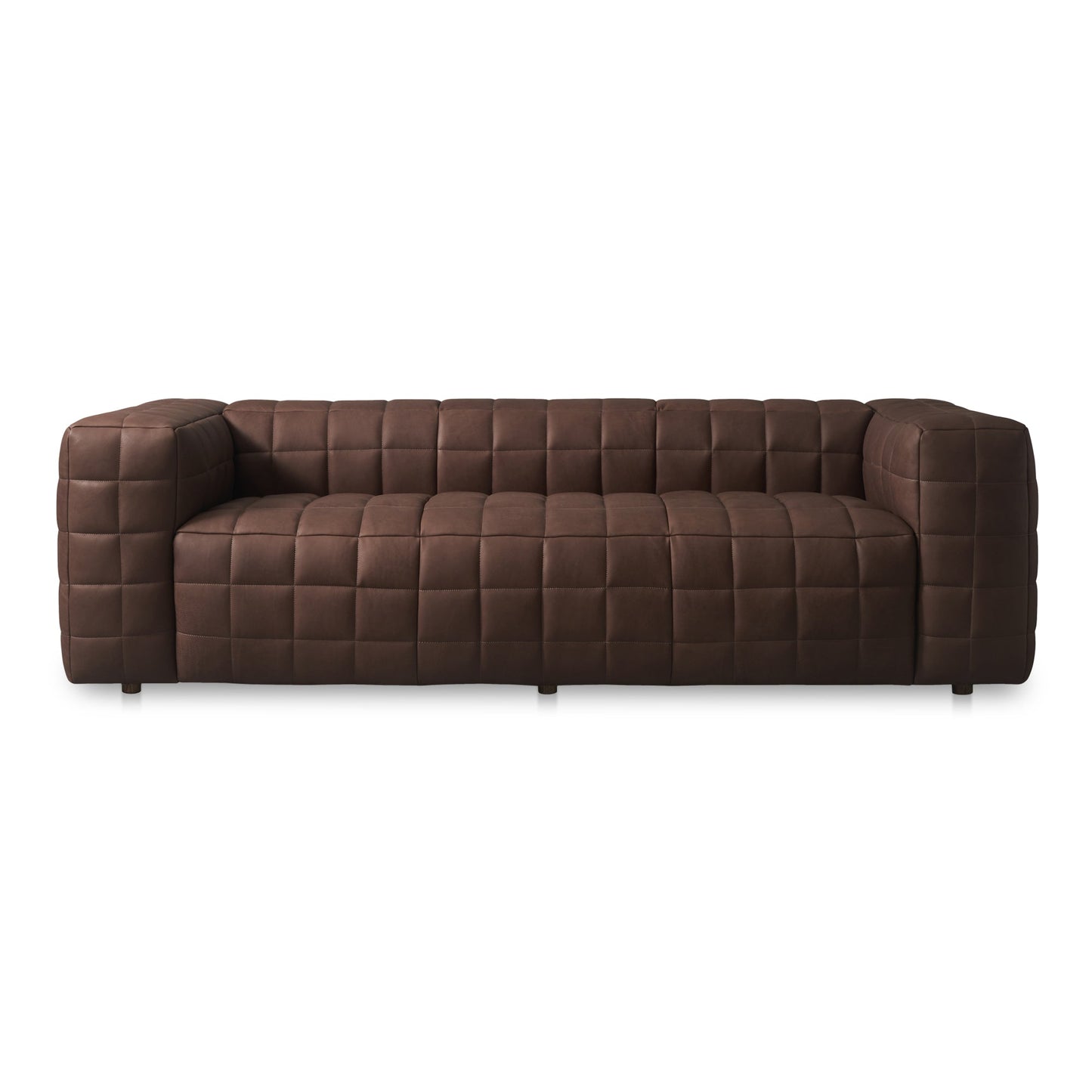 Callan Modern Aniline Leather Sofa