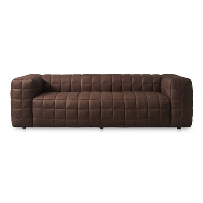 Callan Modern Aniline Leather Sofa