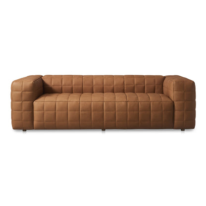 Callan Modern Aniline Leather Sofa