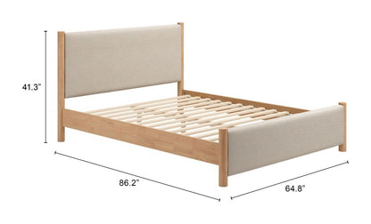 Zuo Modern Hadi Textured Fabric Bed