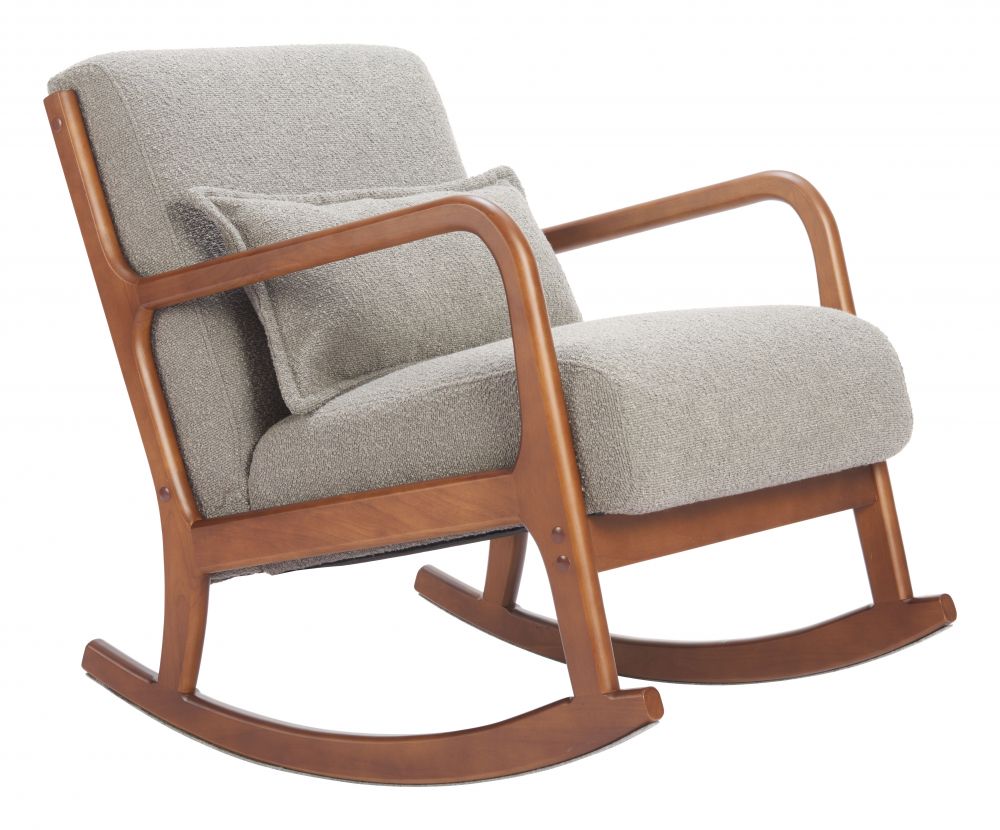 Zuo Modern Hady Textured Fabric Rocking Chair