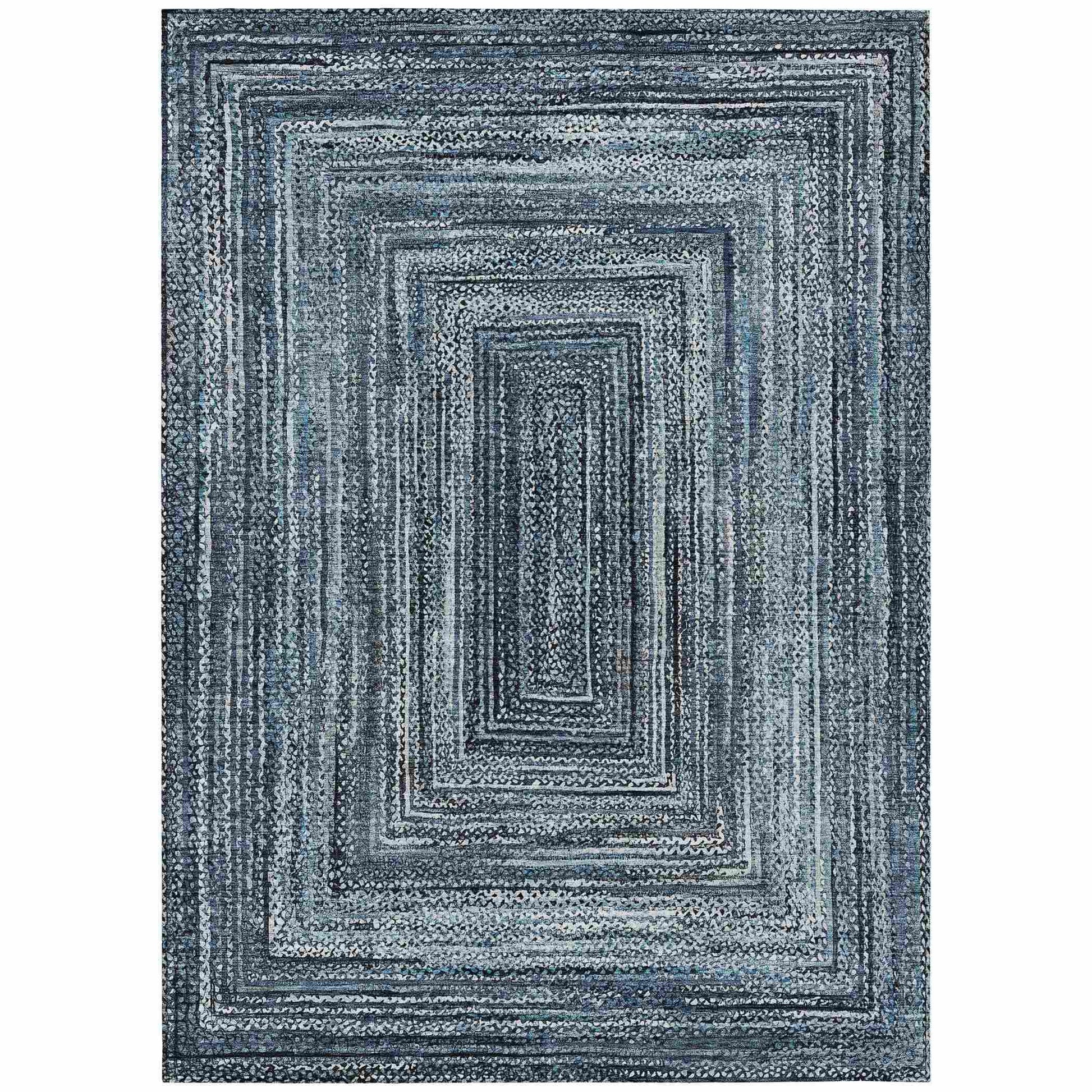 Addison Rugs Haelanor Blue Washable Indoor-Outdoor Rug