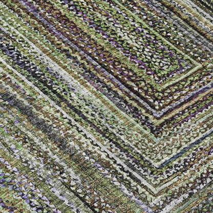 Addison Rugs Haelanor Green Washable Indoor-Outdoor Rug