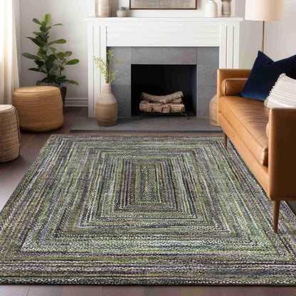 Addison Rugs Haelanor Green Washable Indoor-Outdoor Rug