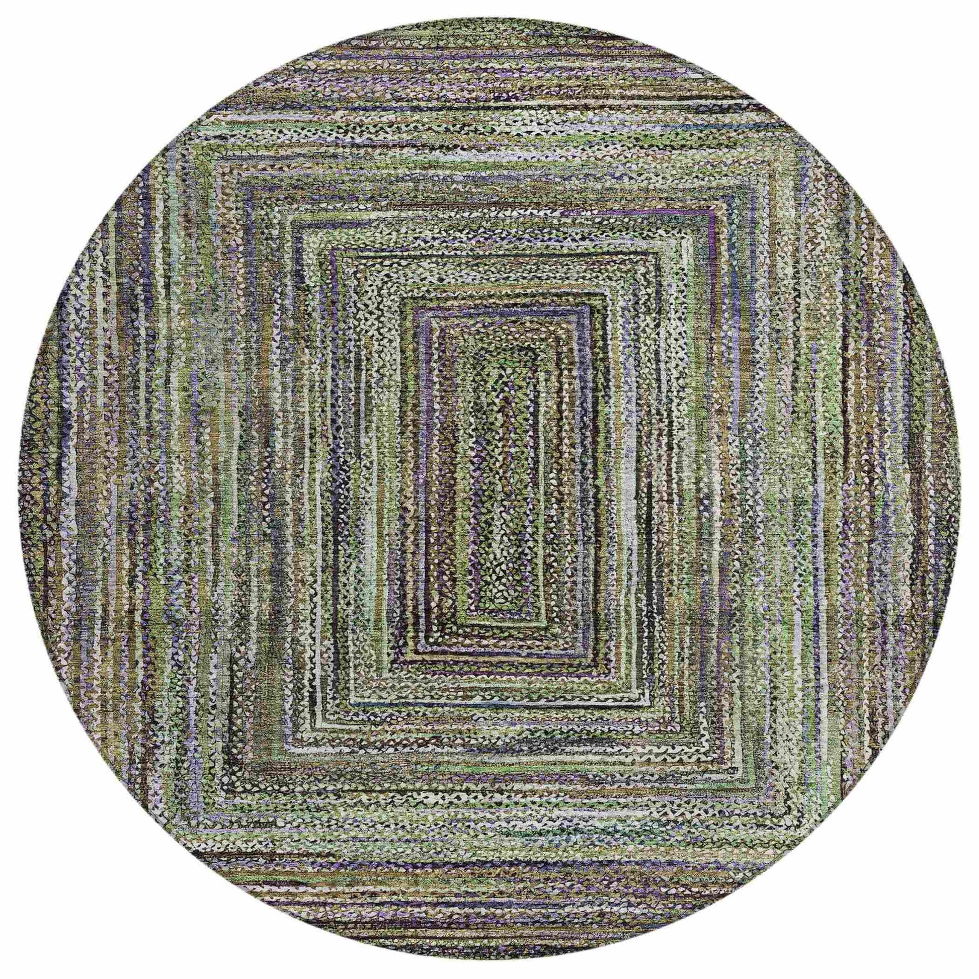 Addison Rugs Haelanor Green Washable Indoor-Outdoor Rug