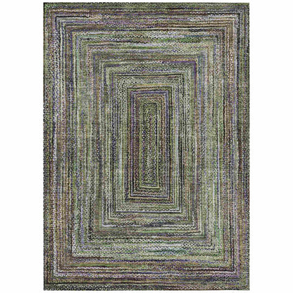 Addison Rugs Haelanor Green Washable Indoor-Outdoor Rug