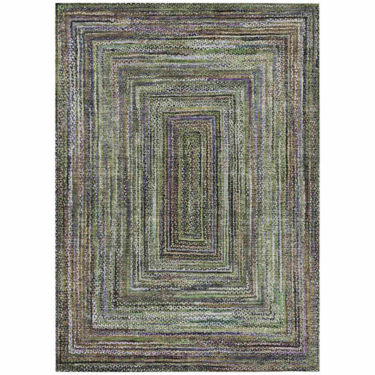 Addison Rugs Haelanor Green Washable Indoor-Outdoor Rug