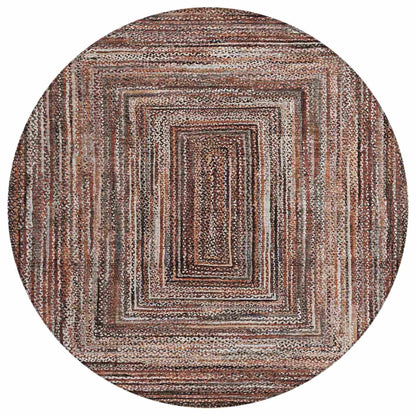 Haelanor Orange Washable Indoor-Outdoor Rug