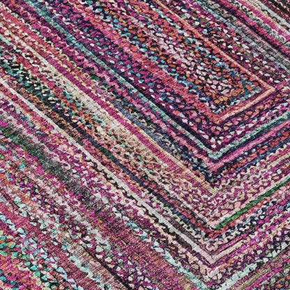 Addison Rugs Haelanor Pink Washable Indoor-Outdoor Rug