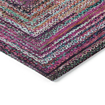 Addison Rugs Haelanor Pink Washable Indoor-Outdoor Rug