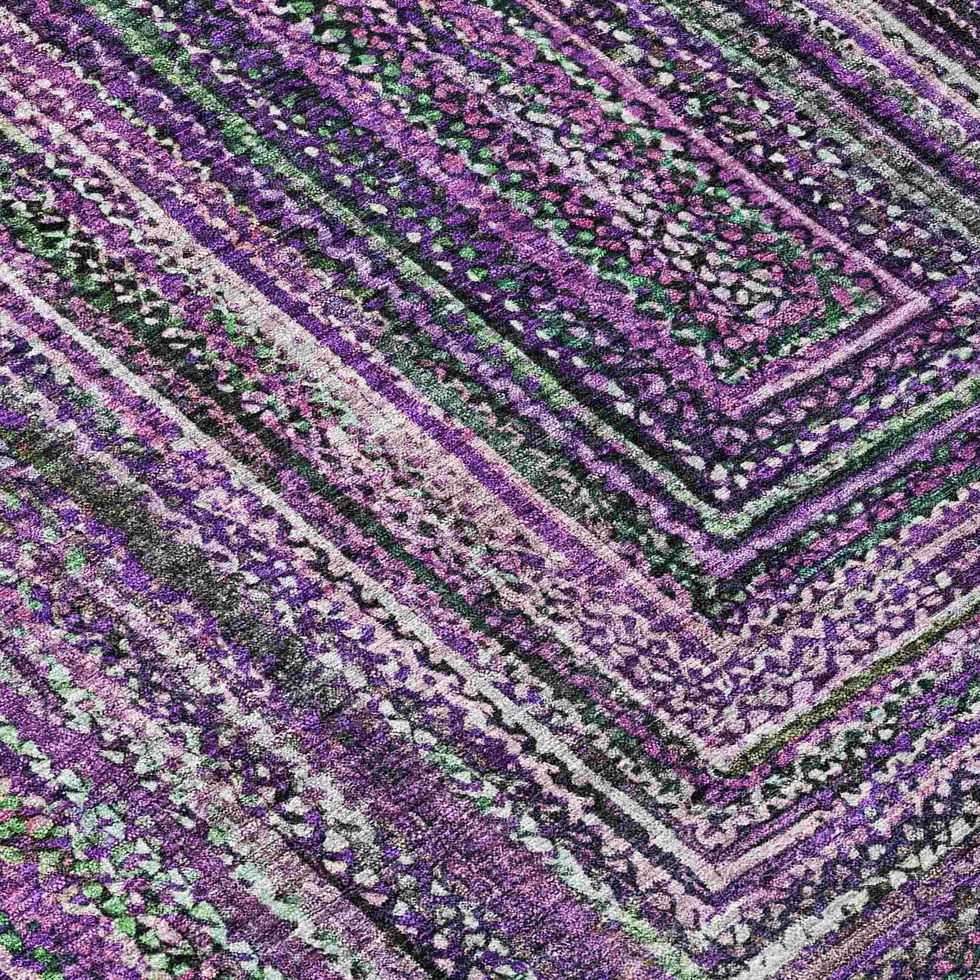 Addison Rugs Haelanor Purple Washable Indoor-Outdoor Rug