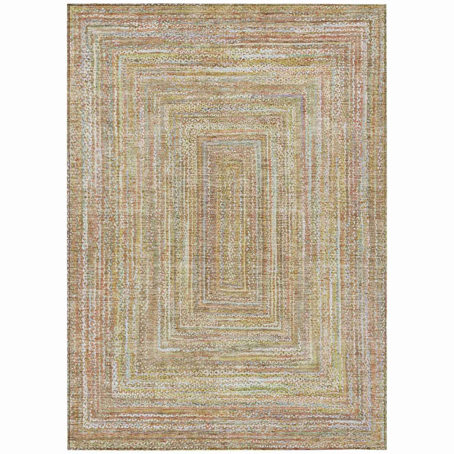 Addison Rugs Haelara Brown Washable Indoor-Outdoor Rug