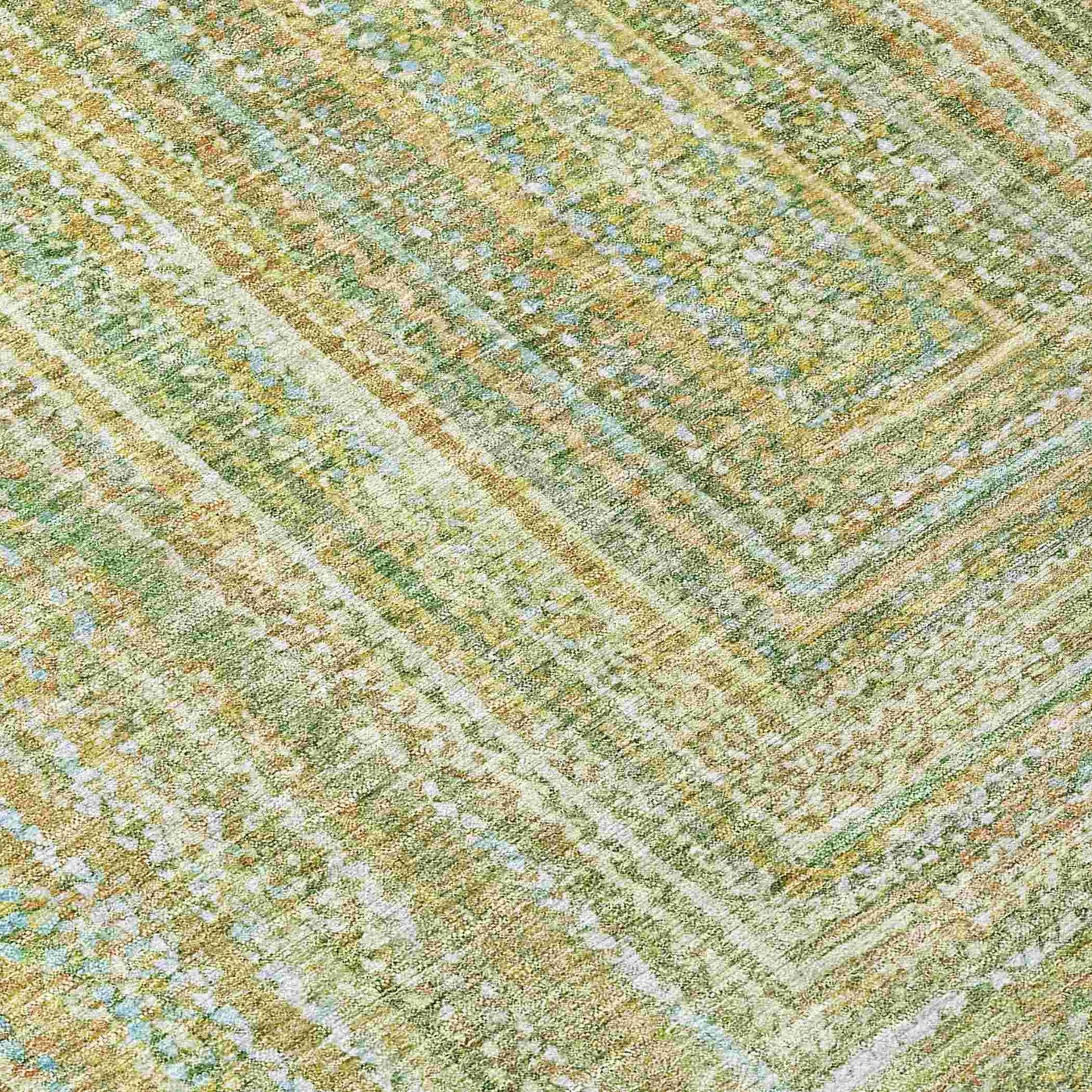 Addison Rugs Haelara Green Washable Indoor-Outdoor Rug