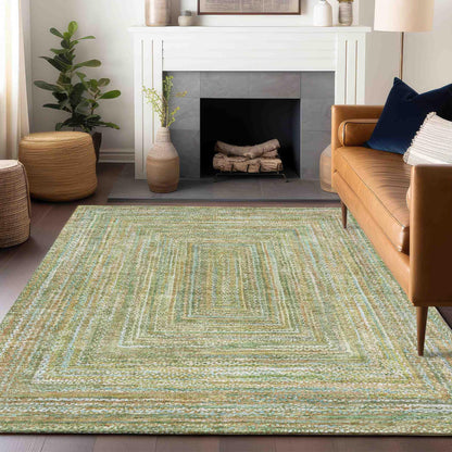 Addison Rugs Haelara Green Washable Indoor-Outdoor Rug