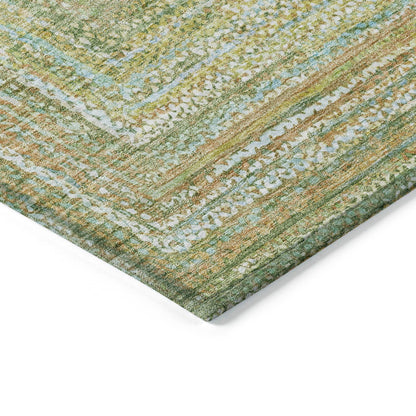 Addison Rugs Haelara Green Washable Indoor-Outdoor Rug