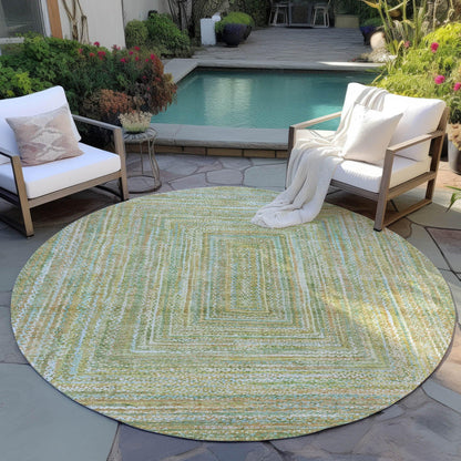 Addison Rugs Haelara Green Washable Indoor-Outdoor Rug