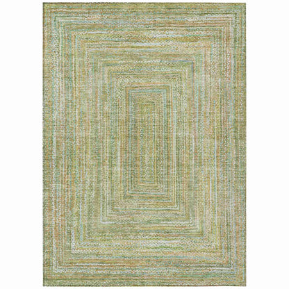 Addison Rugs Haelara Green Washable Indoor-Outdoor Rug