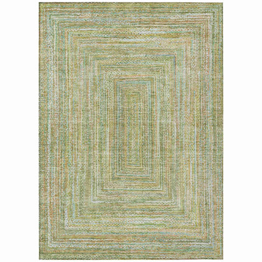 Addison Rugs Haelara Green Washable Indoor-Outdoor Rug