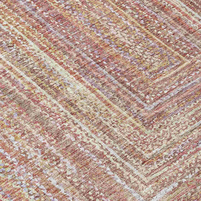 Addison Rugs Haelara Orange Washable Indoor-Outdoor Rug