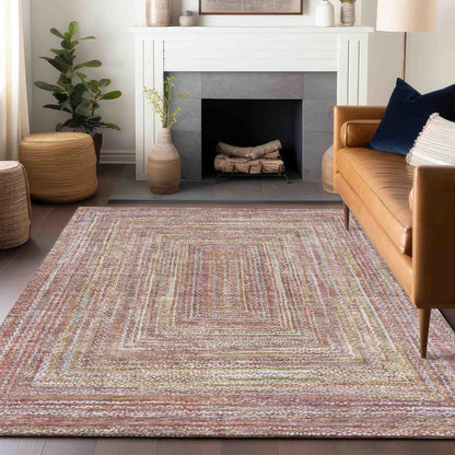 Addison Rugs Haelara Orange Washable Indoor-Outdoor Rug
