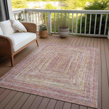 Addison Rugs Haelara Orange Washable Indoor-Outdoor Rug