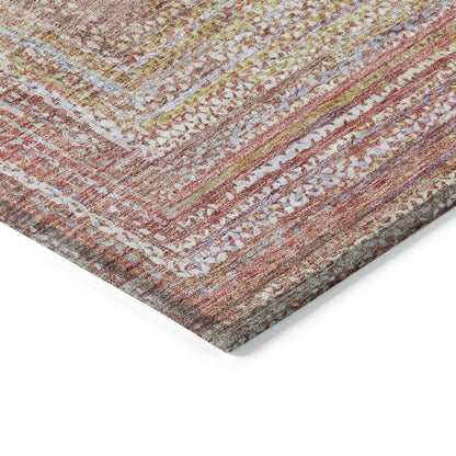 Addison Rugs Haelara Orange Washable Indoor-Outdoor Rug