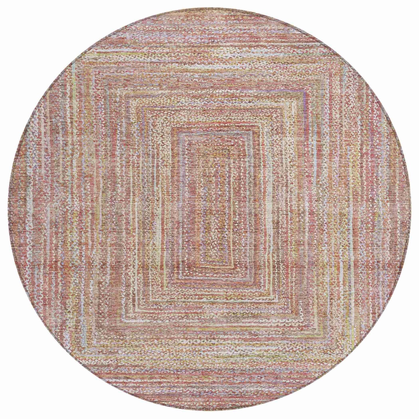 Addison Rugs Haelara Orange Washable Indoor-Outdoor Rug