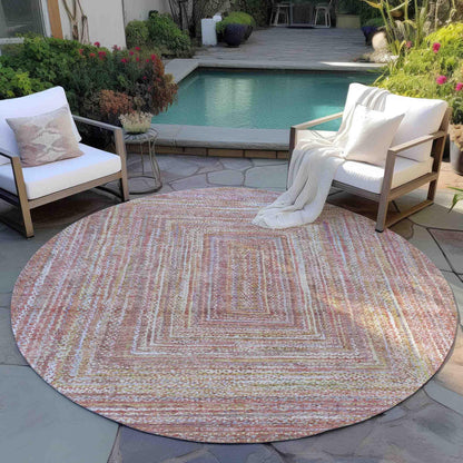 Addison Rugs Haelara Orange Washable Indoor-Outdoor Rug