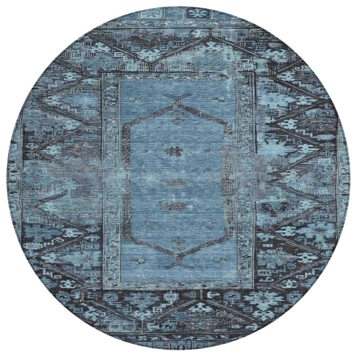 Addison Rugs Haelaris Blue Washable Indoor-Outdoor Rug