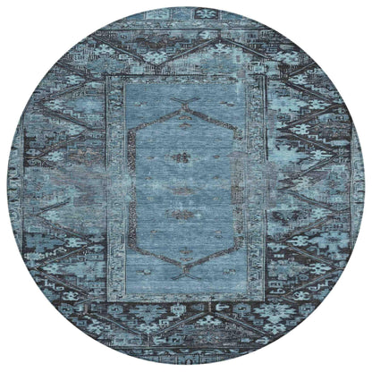 Addison Rugs Haelaris Blue Washable Indoor-Outdoor Rug