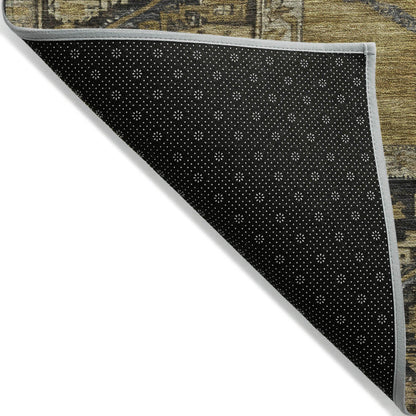 Addison Rugs Haelaris Brown Washable Indoor-Outdoor Rug