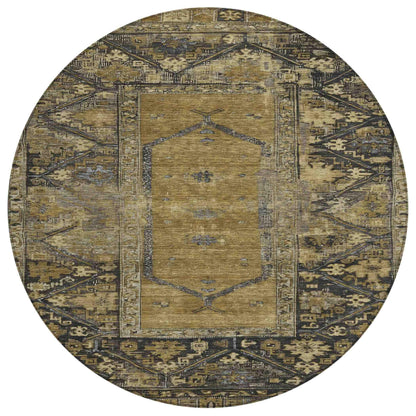 Addison Rugs Haelaris Brown Washable Indoor-Outdoor Rug