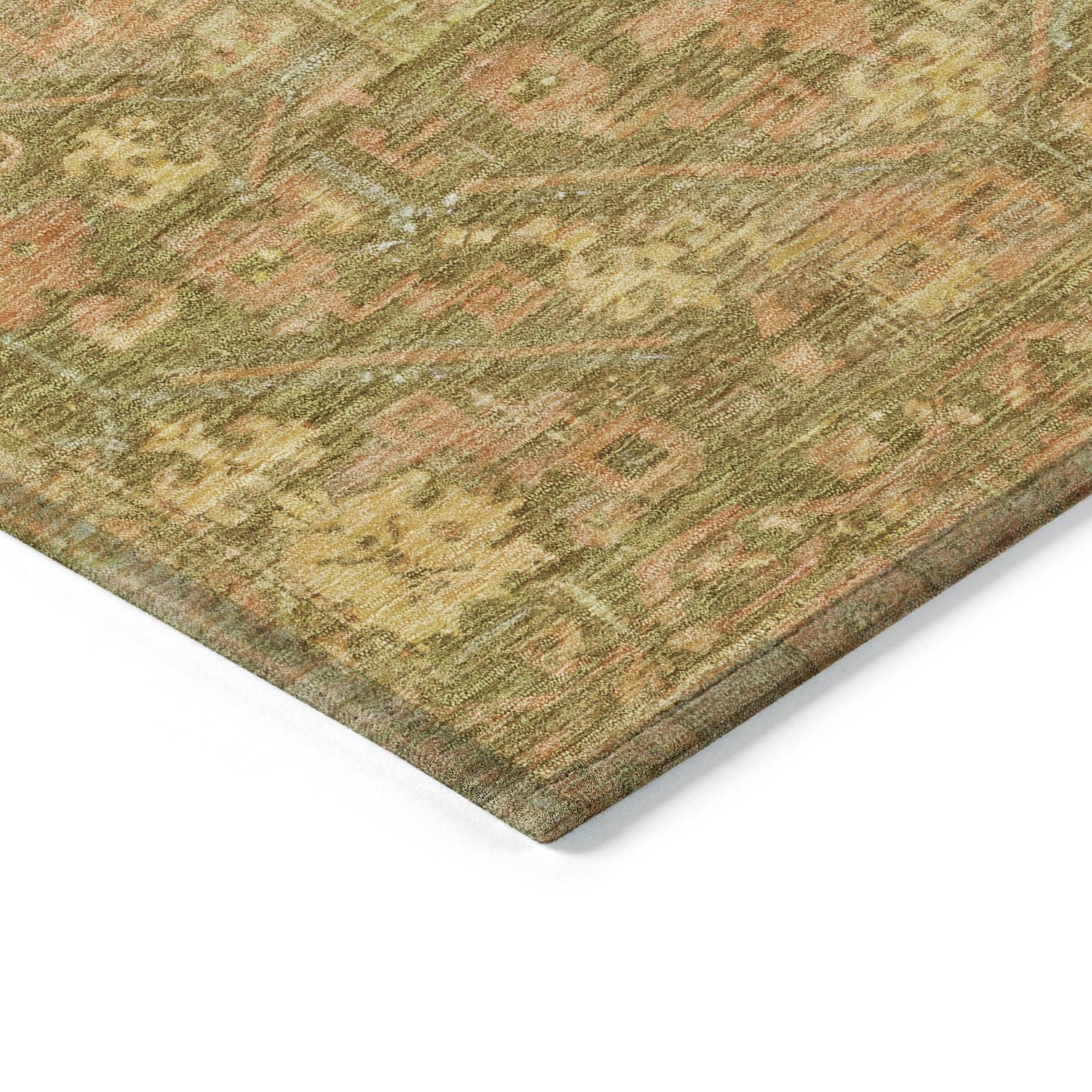 Addison Rugs Haelaris Coral Washable Indoor-Outdoor Rug