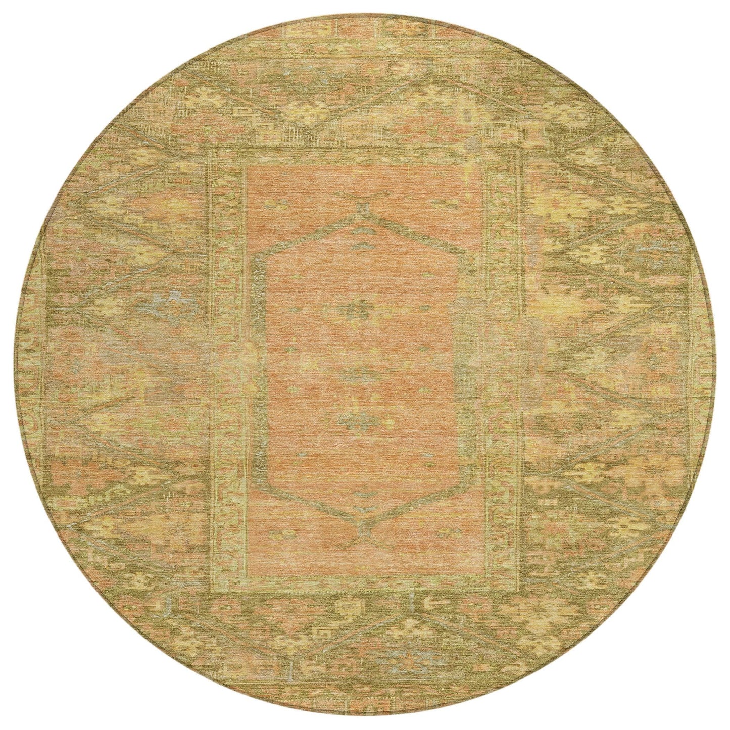 Addison Rugs Haelaris Coral Washable Indoor-Outdoor Rug