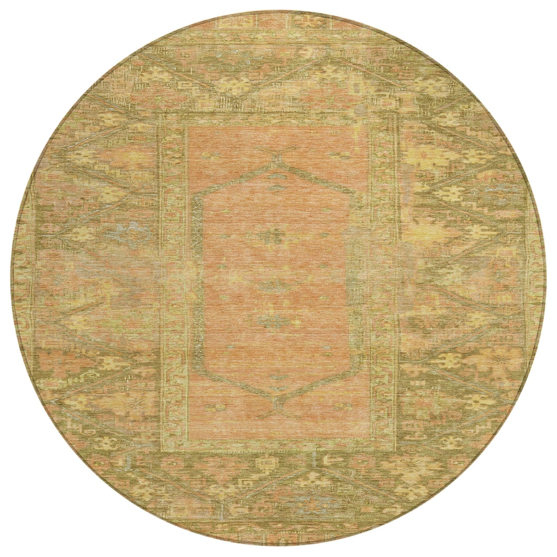 Addison Rugs Haelaris Coral Washable Indoor-Outdoor Rug