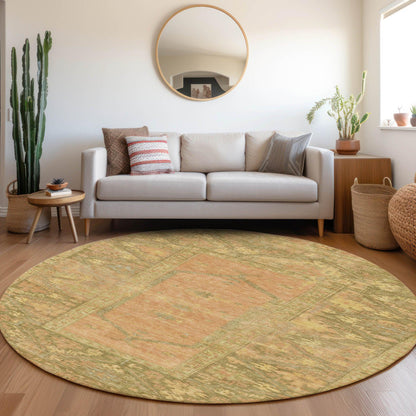 Addison Rugs Haelaris Coral Washable Indoor-Outdoor Rug