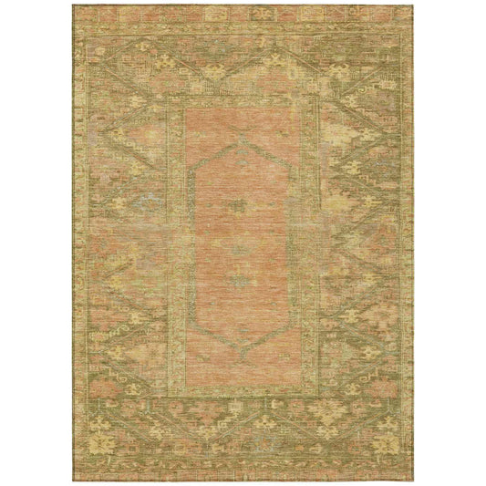 Addison Rugs Haelaris Coral Washable Indoor-Outdoor Rug