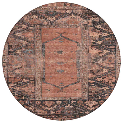 Addison Rugs Haelaris Orange Washable Indoor-Outdoor Rug