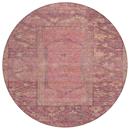 Addison Rugs Haelaris Pink Washable Indoor-Outdoor Rug