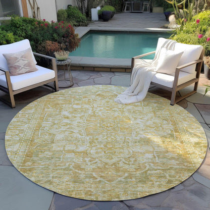 Addison Rugs Haelas Brown Washable Indoor-Outdoor Rug
