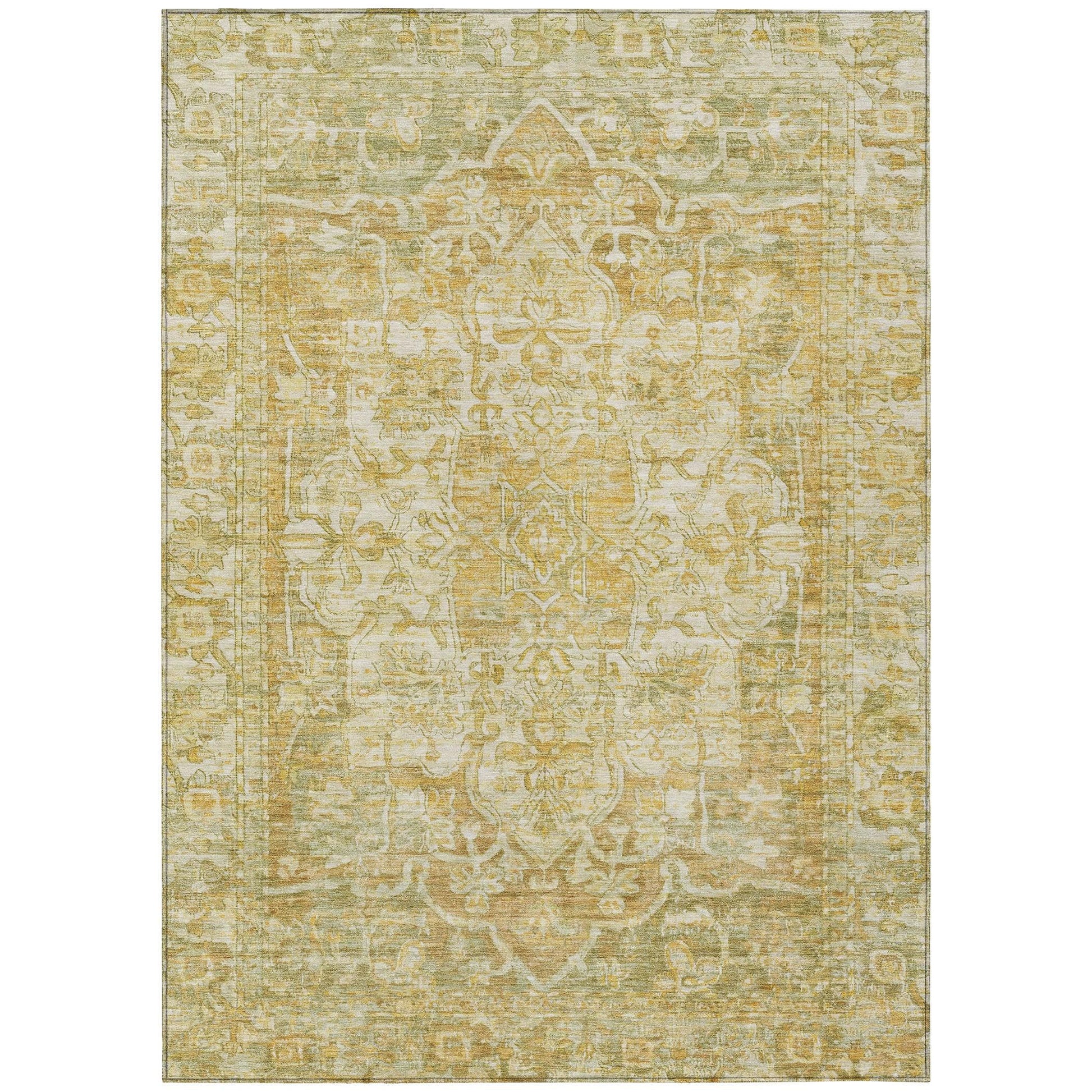 Addison Rugs Haelas Brown Washable Indoor-Outdoor Rug