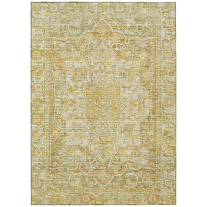 Addison Rugs Haelas Brown Washable Indoor-Outdoor Rug